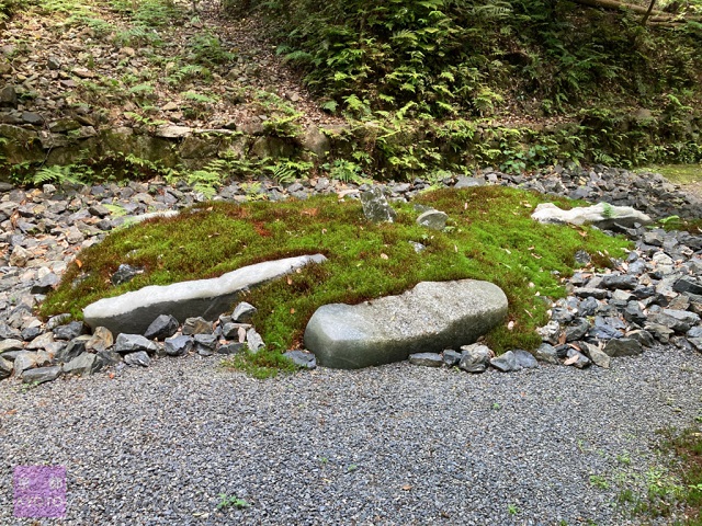 ガラスアートの枯山水