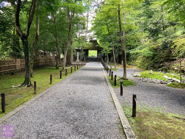 右側の黒杭の右側がガラスアートの枯山水