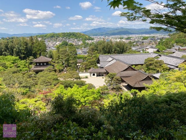 展望所からの銀閣寺