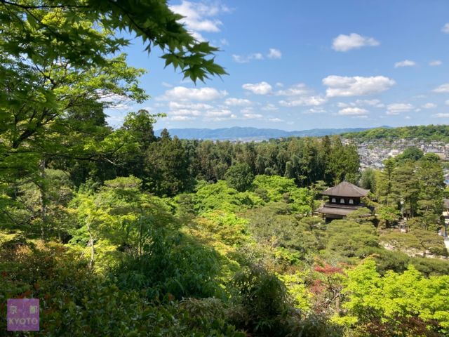 展望所からの銀閣寺