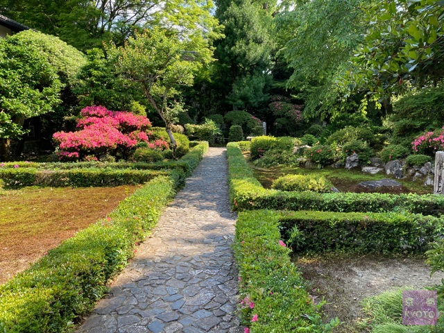 本堂から庭園