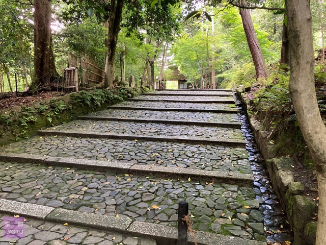 法然院山門へ続く石段