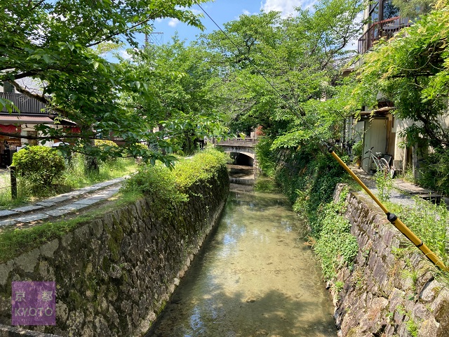 銀閣寺南橋から銀閣寺橋方向